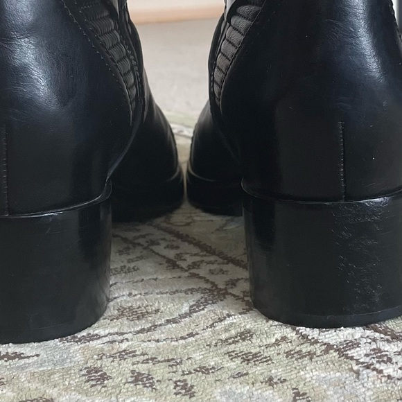 Rachel Zoe black booties. Size 8.5. Block heel with silver hardware - Picture 11 of 14